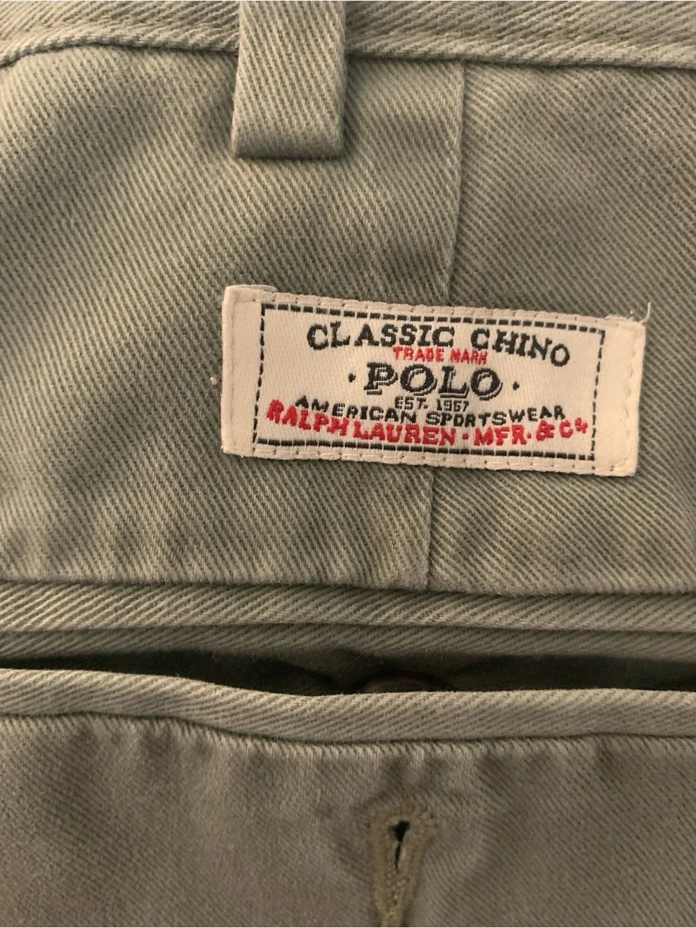 Polo by Ralph Lauren Olive Chino Pants